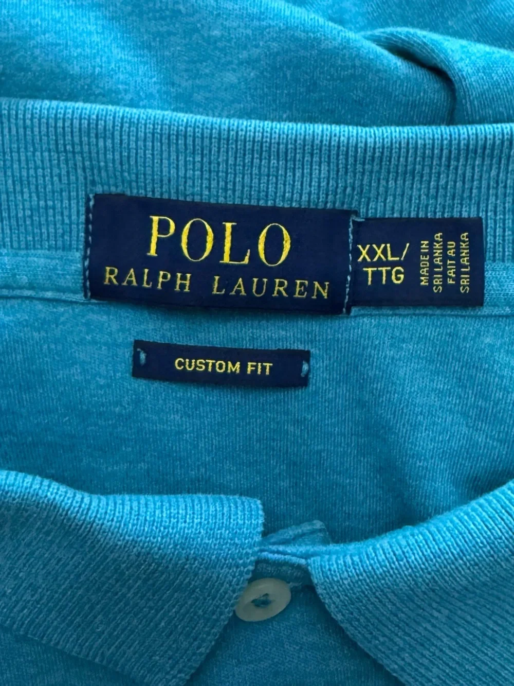 Polo Ralph Lauren | Classic Fit Polo Shirt | Teal Blue | Size XXL